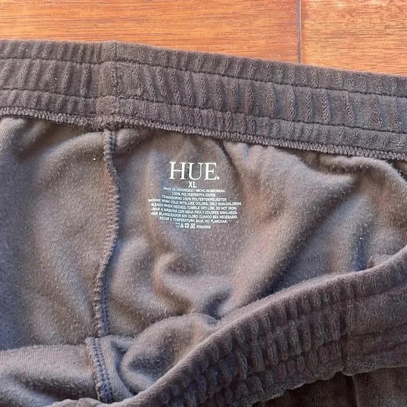 Hue XL Velour brown joggers - Picture 3 of 3